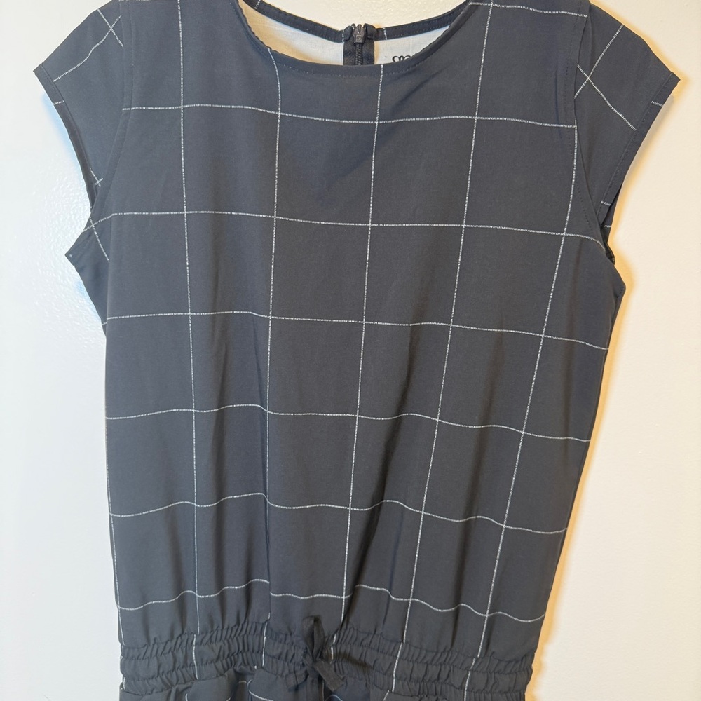 Albion windowpane black going places dress women's size XS - Picture 3 of 4